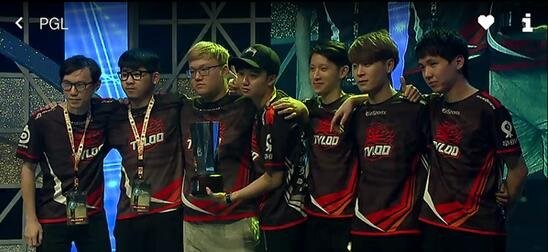 奪得上屆亞洲Minor冠軍時的TYLOO戰隊