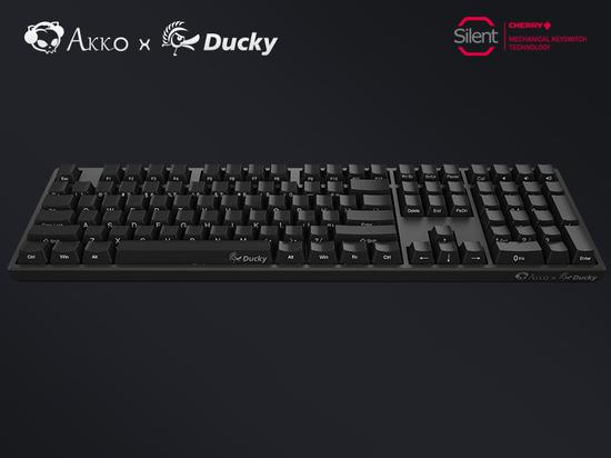 Akko X Ducky發(fā)布One靜音紅黑混軸PBT側(cè)刻機(jī)械鍵盤
