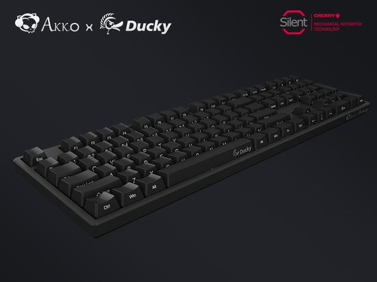 Akko X Ducky發(fā)布One靜音紅黑混軸PBT側(cè)刻機(jī)械鍵盤