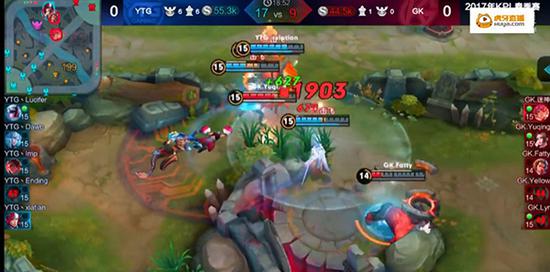 王者榮耀KPL 2017常規賽最后一周GK爆發翻盤YTG