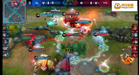 王者榮耀KPL 2017常規賽最后一周GK爆發翻盤YTG