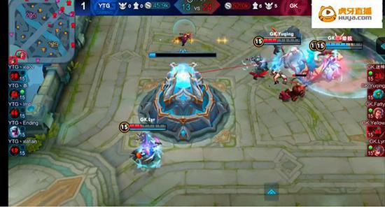王者榮耀KPL 2017常規賽最后一周GK爆發翻盤YTG