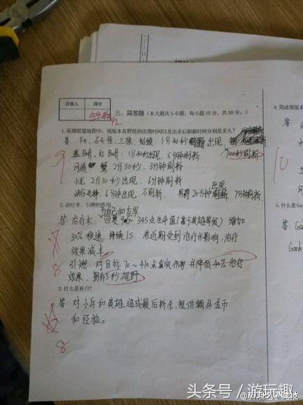 聽說你LOL玩的不錯? 來試試英雄聯盟高考試題