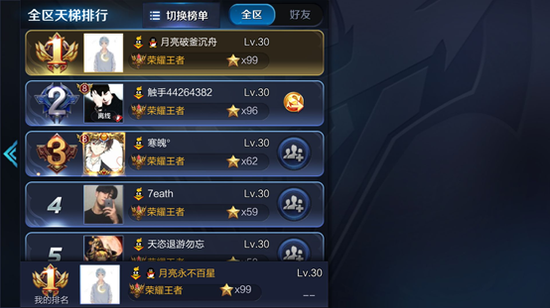 不小心上了王者百星！小月亮也是無奈了