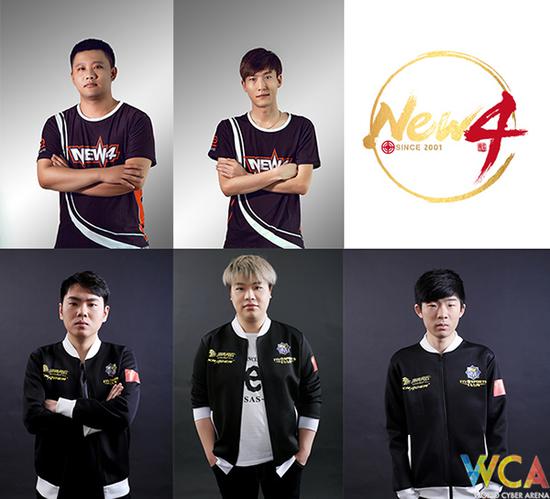 隊(duì)員：Jackhan（左上）、Jewelry（中上）、Six（左下）、Drer3er（中下）、Oi（右下）