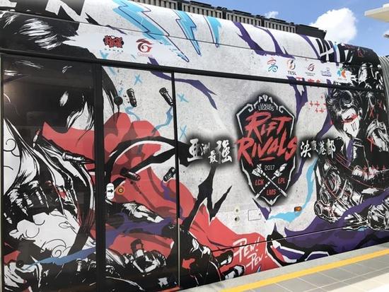 迎接LOL洲際賽？臺灣高雄洲際賽主題輕軌上線