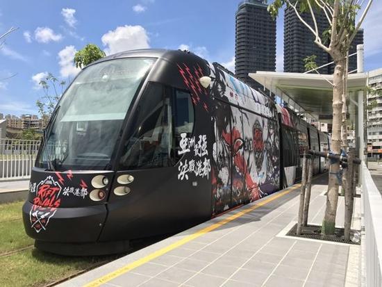 迎接LOL洲際賽？臺灣高雄洲際賽主題輕軌上線