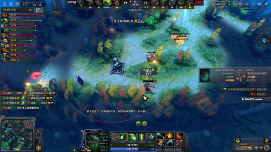 TI7中國區預選賽：EHOME.K 2-0將LGD挑于馬下