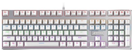 雷柏V700S冰晶版混彩背光游戲機(jī)械鍵盤上市