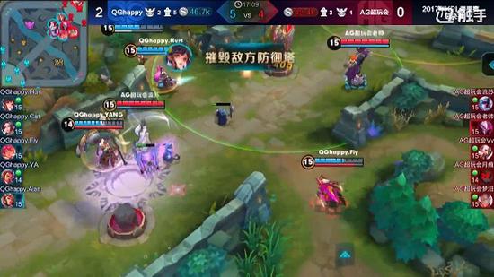 觸手直播帶你看KPL豪強大戰(zhàn) QG4：0零封AG奪冠