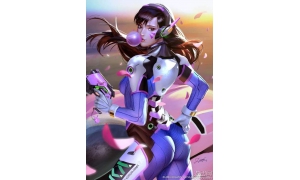 國外畫師給大家?guī)怼妒赝蠕h》女英雄同人畫