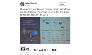 高通：更多Windows 10 ARM筆記本將至，5G版2019年推出