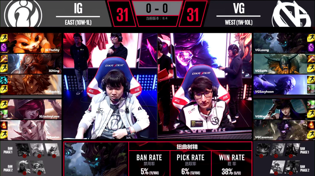 寧王豬妹帶動全場節奏 IG成功拿下VG