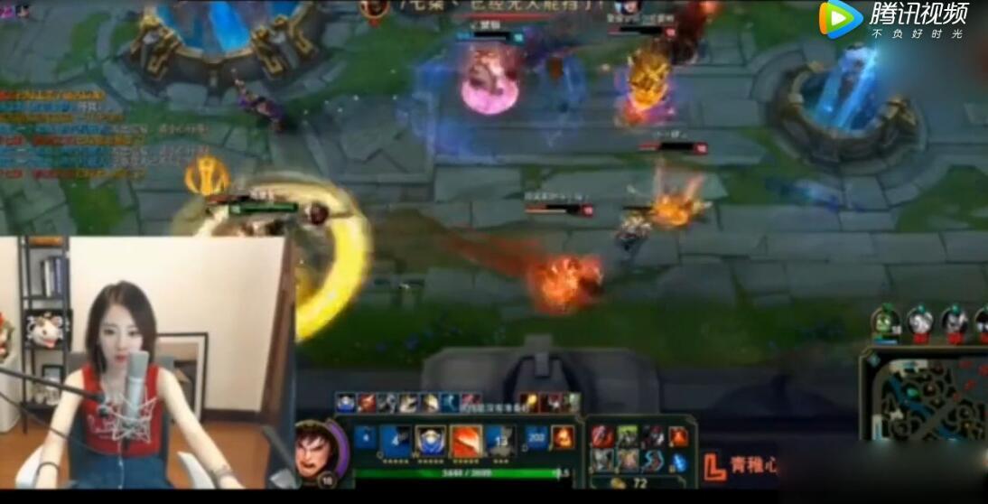 馮提莫LOL也這么牛?1V5怒拿五殺