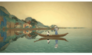 青綠山水畫中游 《繪真·妙筆千山》游戲角色首