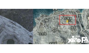 絕地求生刺激戰場雪地地圖扎魯鎮卡石頭陰人位