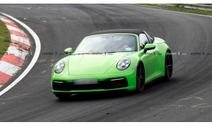 經典延續 外媒曝光全新保時捷911 Targa路試諜照