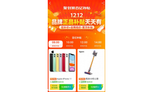 聚劃算“百億補貼”正式上線  與拼多多競爭的火
