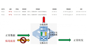 迪普科技自安全網絡之“一視”:內網病毒傳播