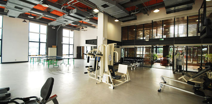 網(wǎng)易公司健身房