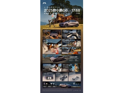 小鵬G6上市首周末，試駕熱潮刷新單車型單日紀錄