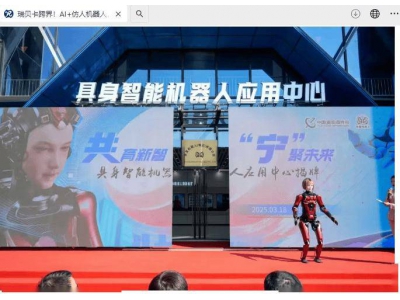 南京啟用新應(yīng)用中心，國內(nèi)首款26自由度仿人機(jī)器