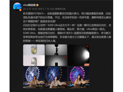 vivo X200 Ultra新突破：變焦閃光燈，隨鏡頭智能變