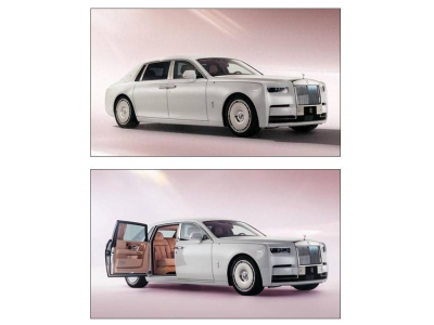 勞斯萊斯幻影“春日花見”定制版:25萬針繡櫻,