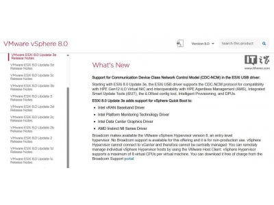 博通重啟VMware ESXi免費版,自帶永久許可證,入門