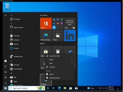 Win10四月更新后，用戶遭遇開始菜單跳轉(zhuǎn)列表消失