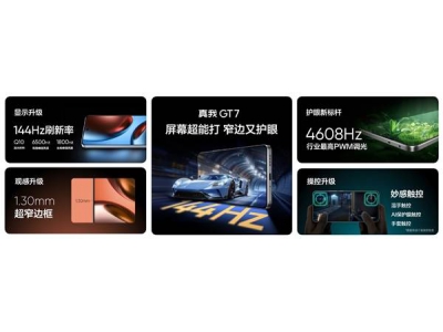 真我GT7震撼登場(chǎng)：天璣9400+加7200mAh大電池，性能