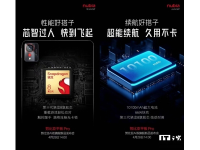 努比亞平板Pro來襲：2.8K高清屏+144Hz高刷，性能配