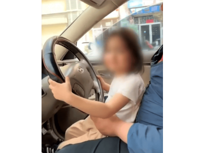 為博流量男子危險駕駛，父女嬉笑間險象環生終