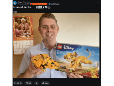 樂高大神跨界大改造!辛巴秒變千年隼飛船