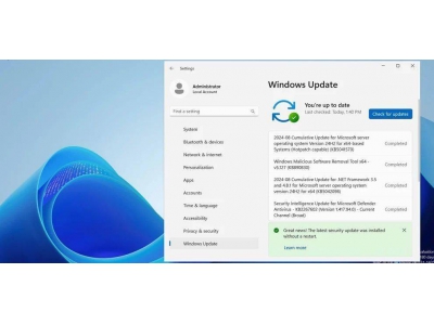 微軟下周將為Win11 24H2推出首個無需重啟的熱補丁