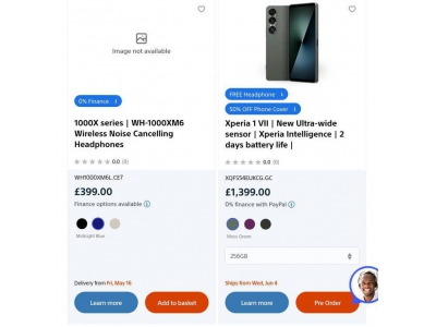 索尼WH-1000XM6無線耳機提前曝光:黑藍銀三