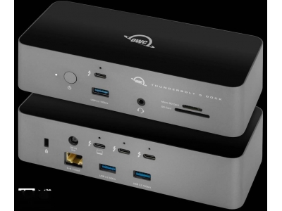 OWC雷電5拓展塢來襲：三臺8K顯示器+140W供電，專業