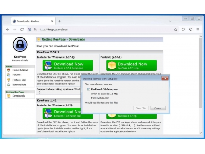 黑客篡改KeePass密碼管理器，傳播惡意軟件竊取用