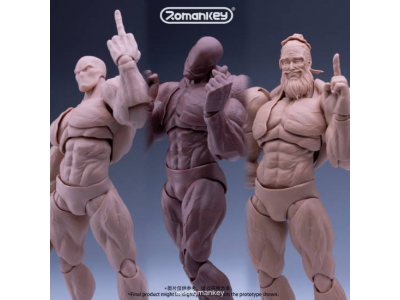 Romankey新品發(fā)布！UMS003“大塊頭Big Guy”超可動人