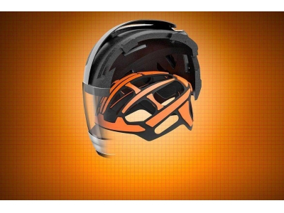 D3O非牛頓材料摩托車頭盔亮相：撞擊瞬間硬化，