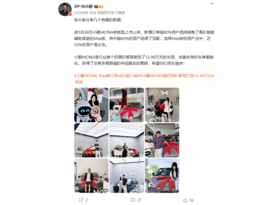 小鵬MONA Max版受熱捧,高階智駕僅12.98萬,近半車