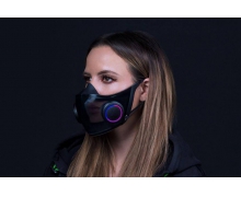 雷蛇確認 RGB 口罩將量產:內置麥克風與燈光,防