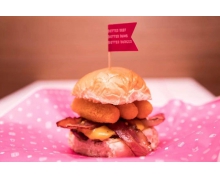 B 站入股上海網紅漢堡公司 門店主打色為猛男粉