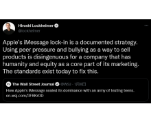 谷歌副總裁怒噴蘋果 iMessage 封閉 使 iPhone 和安卓