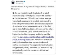 全世界都在瘋狂追捧元宇宙 蘋果卻正在逃離元宇