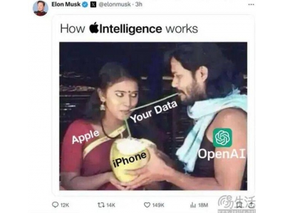 蘋果把數(shù)據(jù)賣給OpenAI？馬斯克此舉純屬無事生非