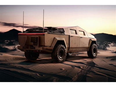 可防14.5mm子彈!特斯拉Cybertruck第三方爆改“裝甲