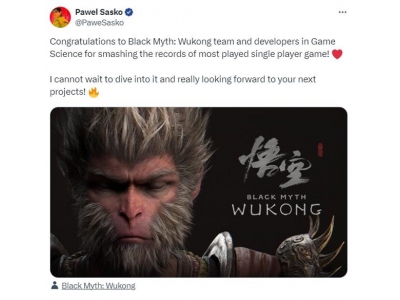 《星刃》《原子之心》等國外開發(fā)商發(fā)文祝賀《