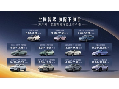 比亞迪海洋網“智駕長測”啟程,全民體驗高階