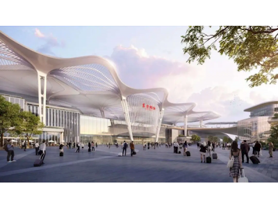 東方樞紐上海東站站房開建：首次引入航空模塊